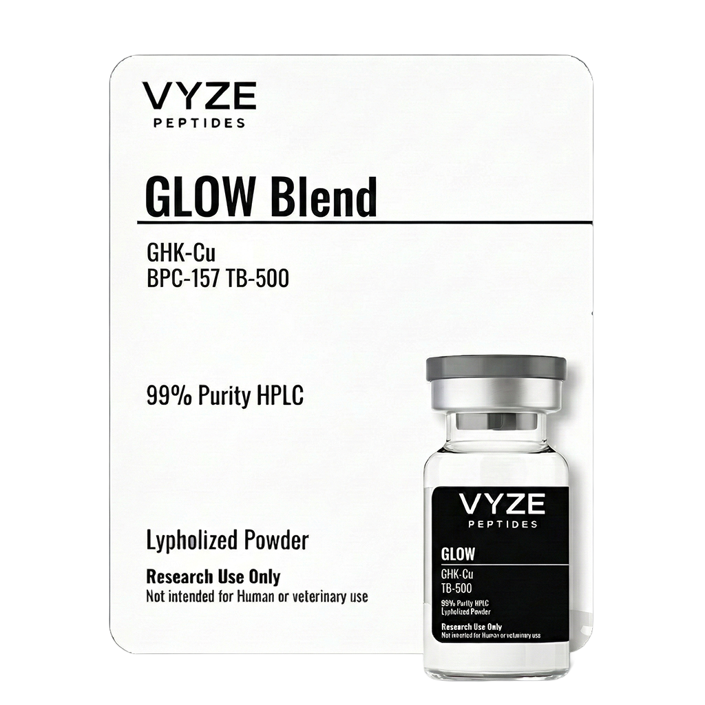 GLOW Blend - 99% purity research peptide with Certificate of Analysis